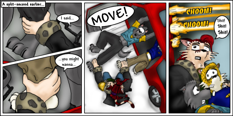 escher rescues isegrim and sabe