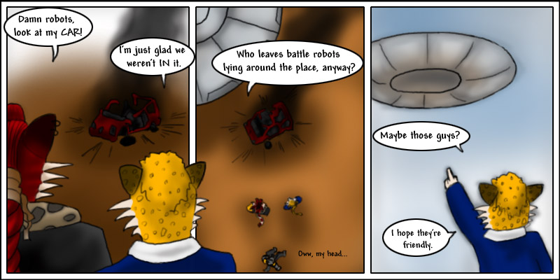 sabe spots a flying saucer
