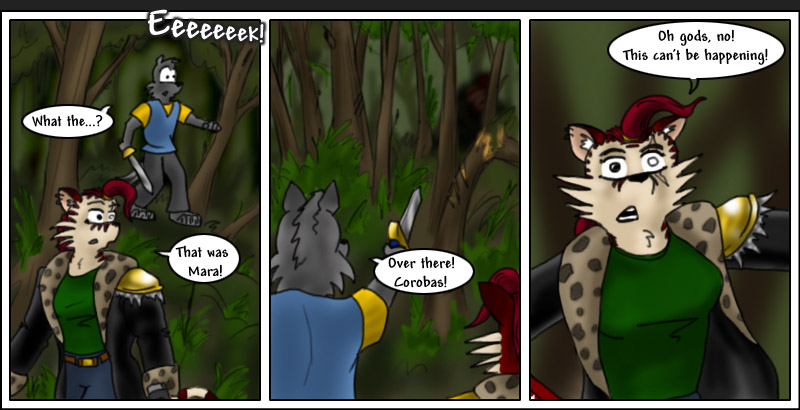 isegrim spots the monster