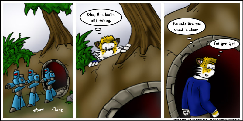 sabe finds a secret tunnel