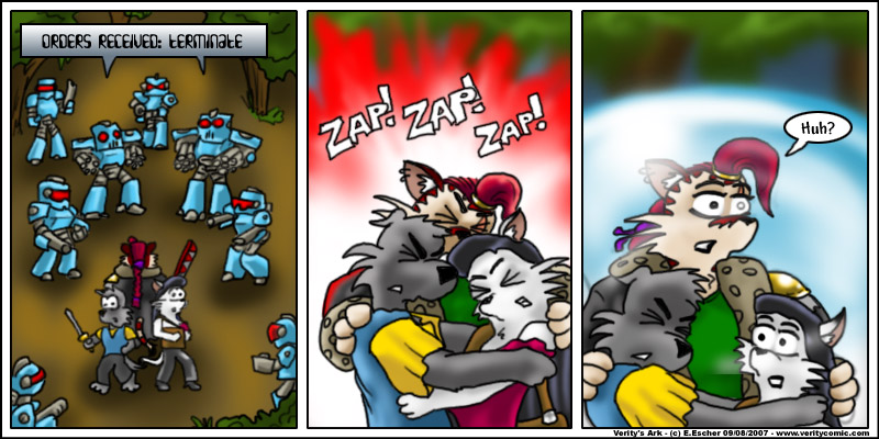 force field protects the heroes