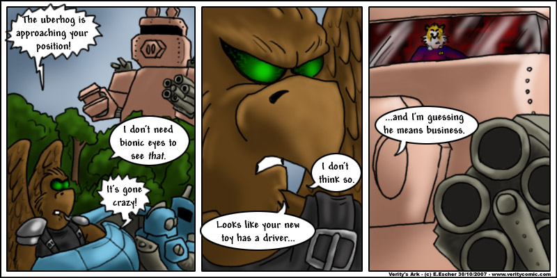 sabe controls the giant pig