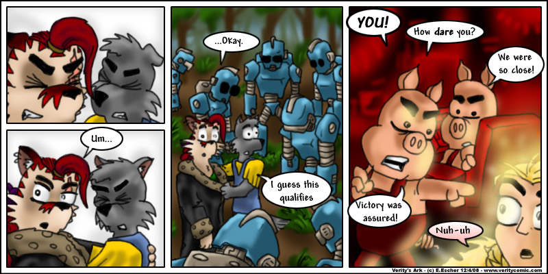 escher and isegrim are saved