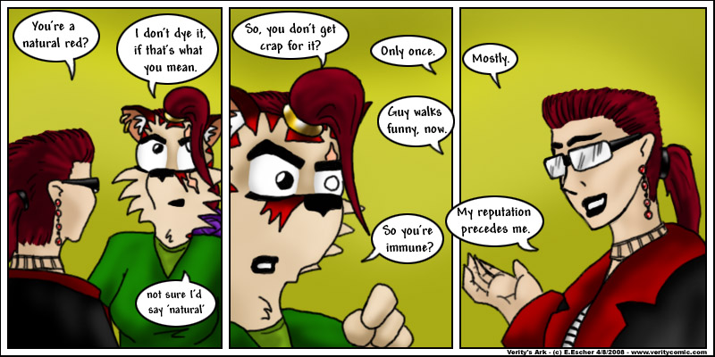 Escher and Ruby discuss her reputation