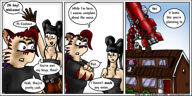 eustace has built a rocket