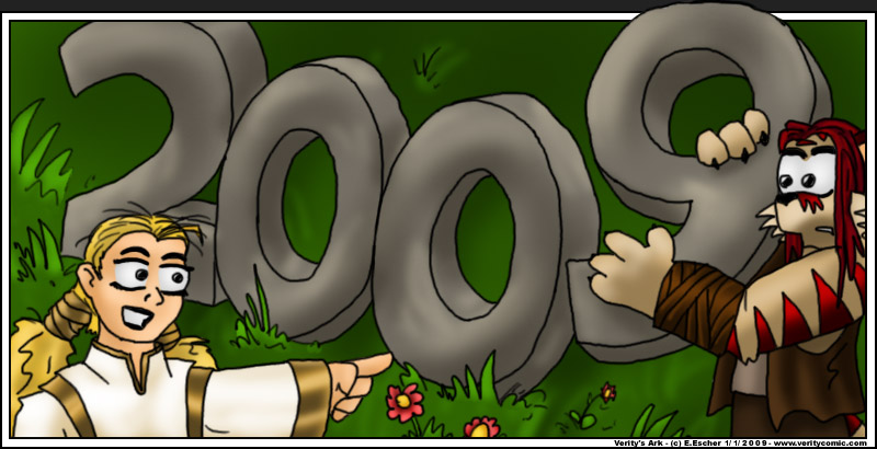 Verity asks corobas to make the new year 2009