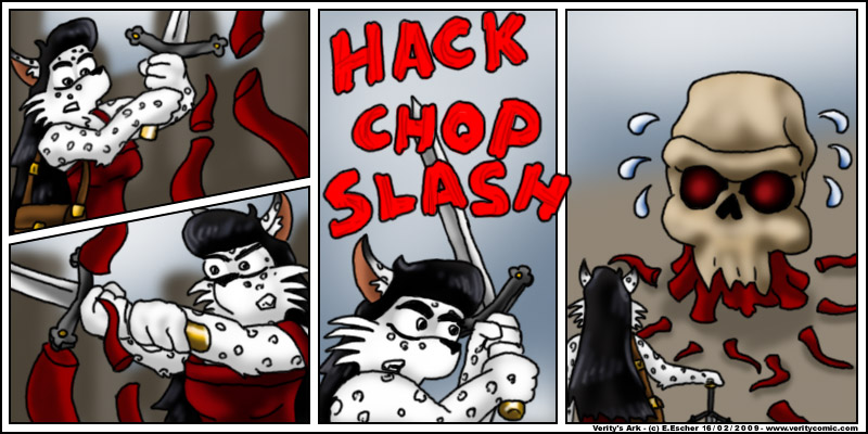 Mara deals with a tentacle monster