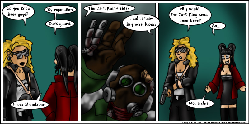 Doomshield and Eustace talk about new villains