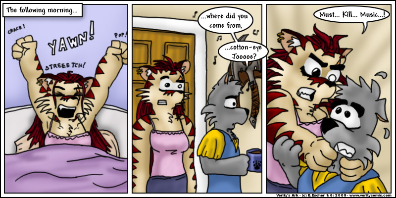 Isegrims music pushes Escher over the edge