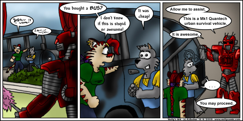 Red robots breaks up the argument