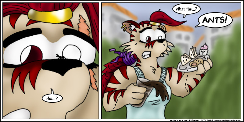 Escher discovers a million ants