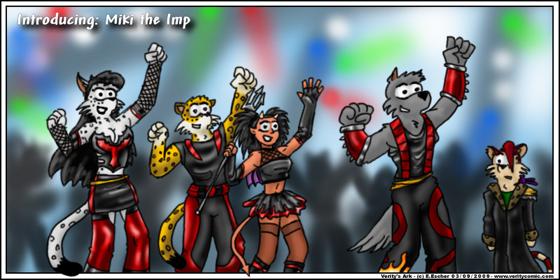 Miki takes the gang dancing