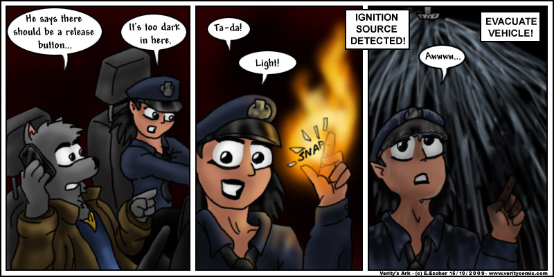 miki makes magical fire