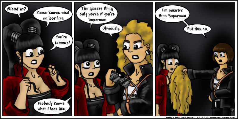 Doomshield lends Eustace a disguise