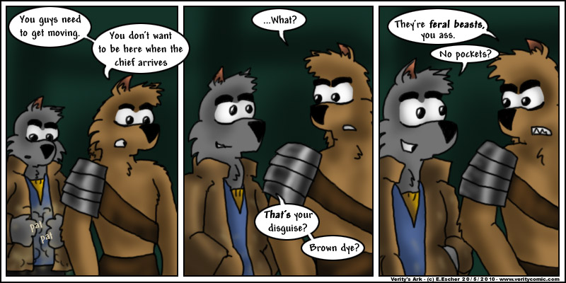 Isegrim mocks Jack's disguise