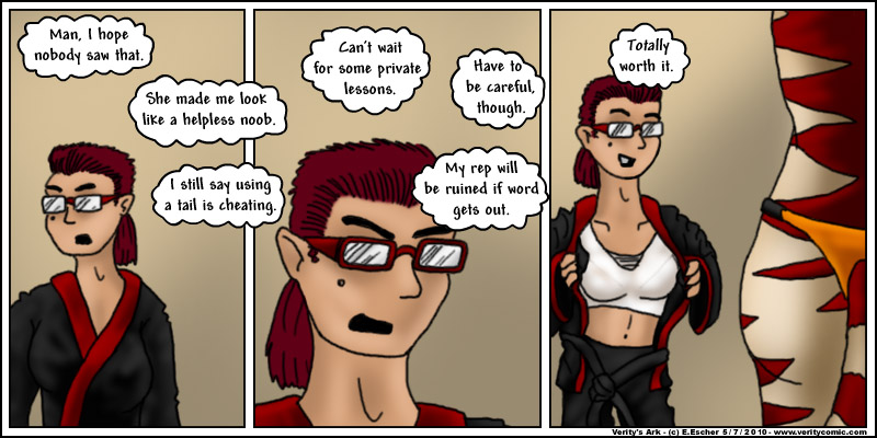 Ruby watches Escher change