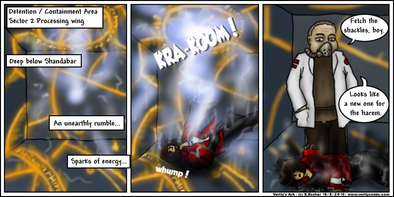 Doomshield's rough landing.