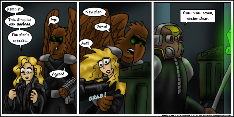 Larzuk drags Eustace to safety. Again.