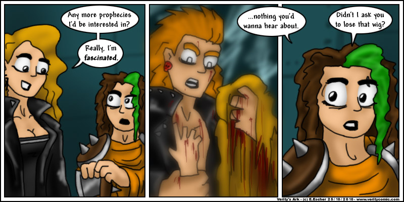 Rhonnie keeps her vision secret