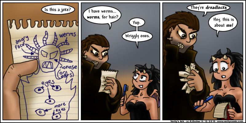 Miki draws a picture of the killer