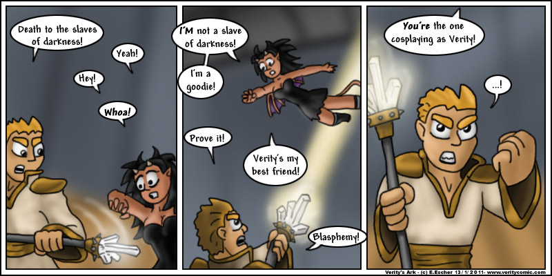 Miki taunts the avenger