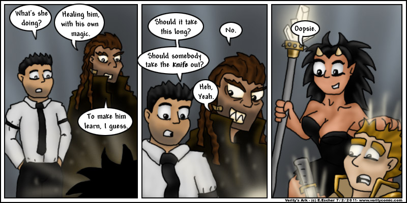 Miki is not good at healing