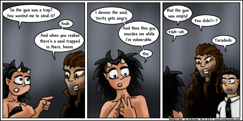 Miki and the Killer discuss recent events