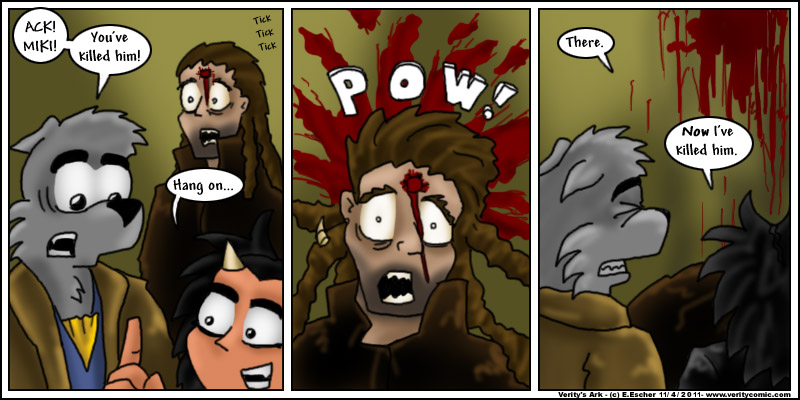 Miki finishes the job