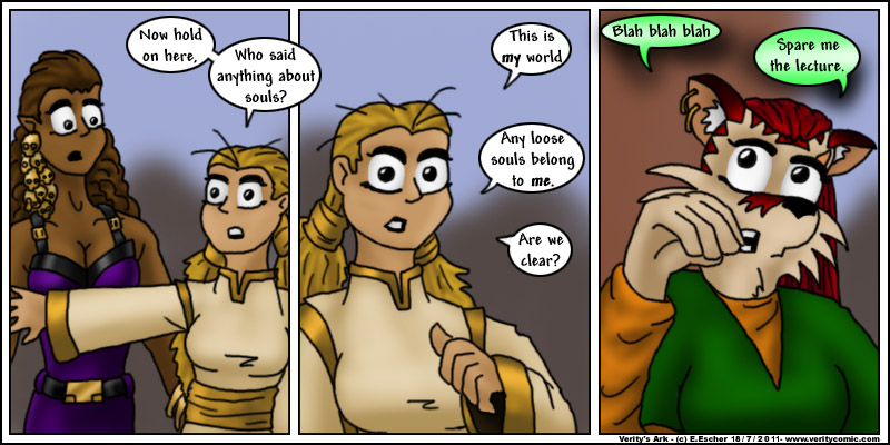 Verity lays claim to any spare souls