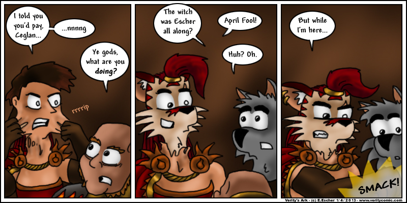 The red witch pulls her face off